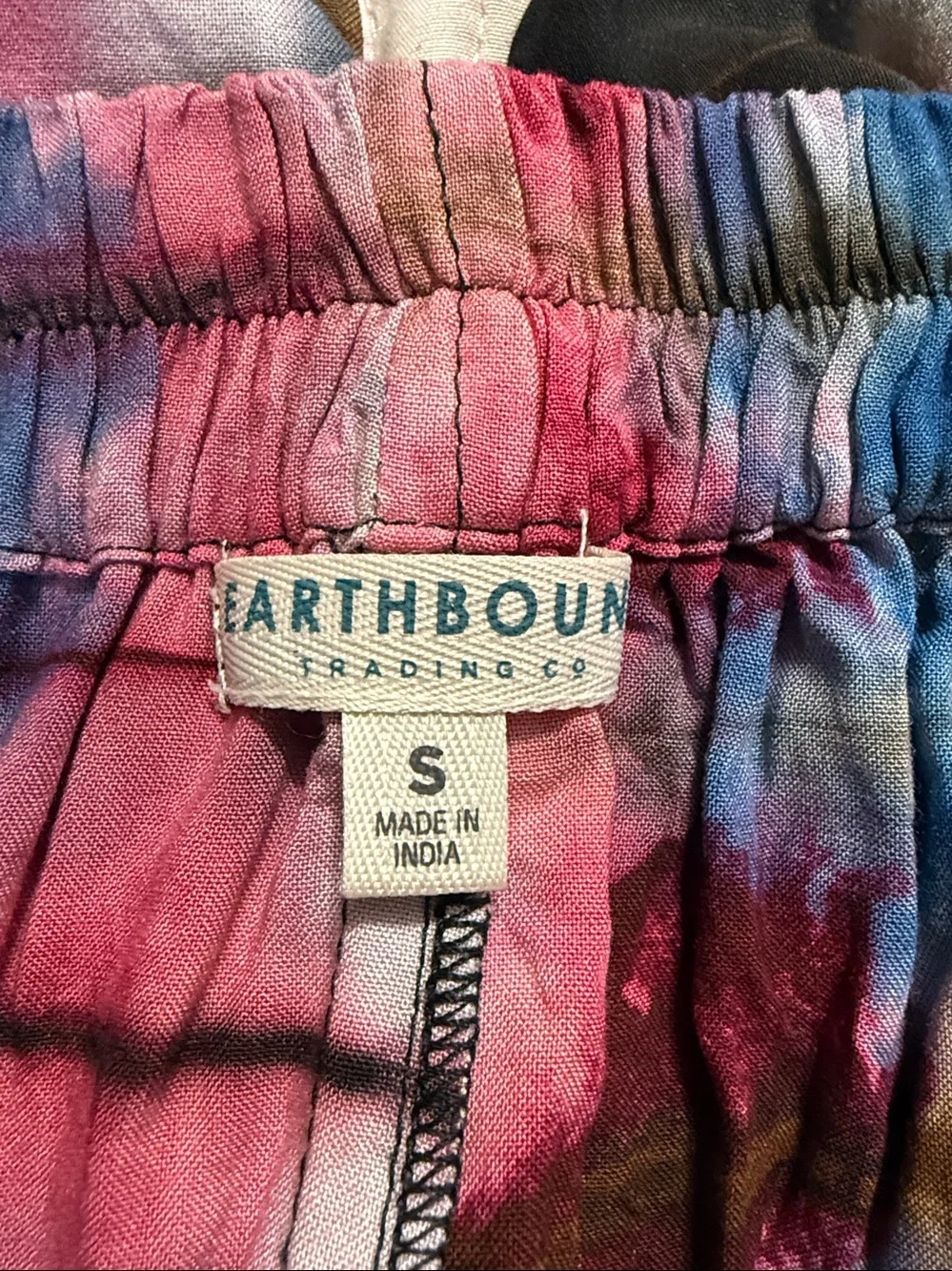 EARTHBOUND Trading Co Harem Pants Tie Dye Size: S